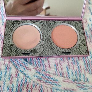 Mally Beauty 24/7 professional blush peach satin light creme & powder NEW flaw